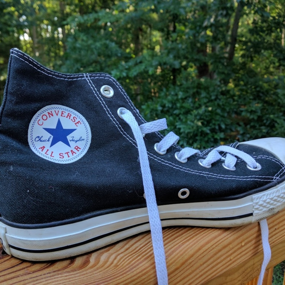 Black High-top Converse